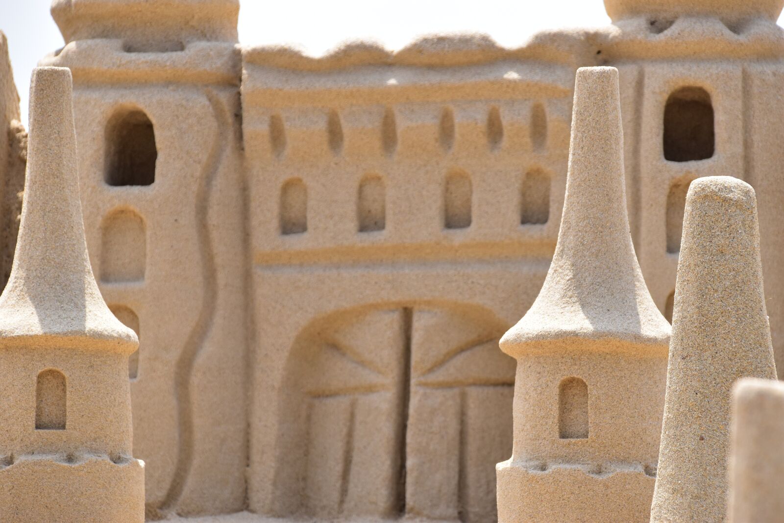 Nikon D5500 sample photo. Sand castle, sand, beach photography
