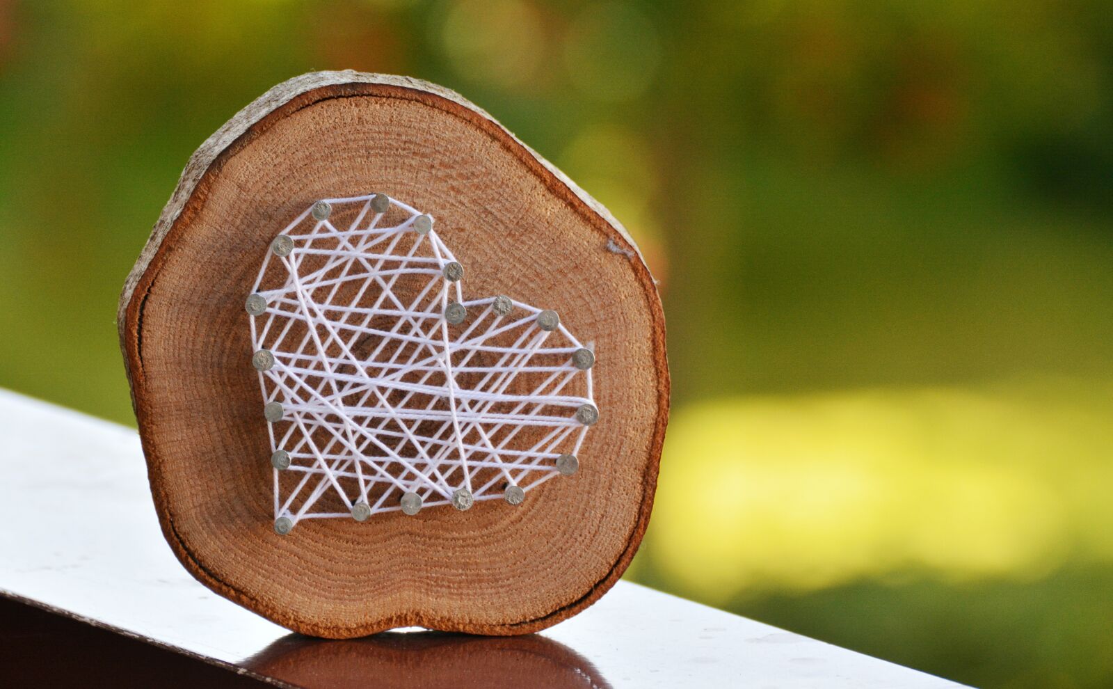 Nikon D5200 sample photo. Wood, heart in the photography