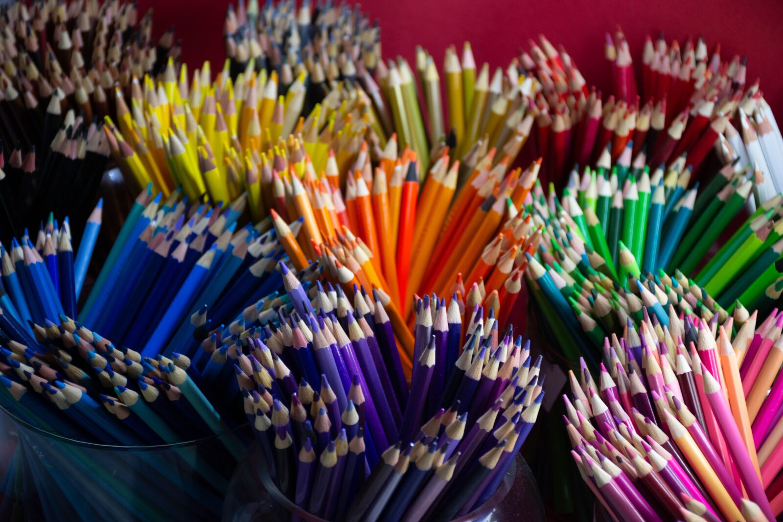 Nikon D7200 sample photo. Pencils, colorful, color photography