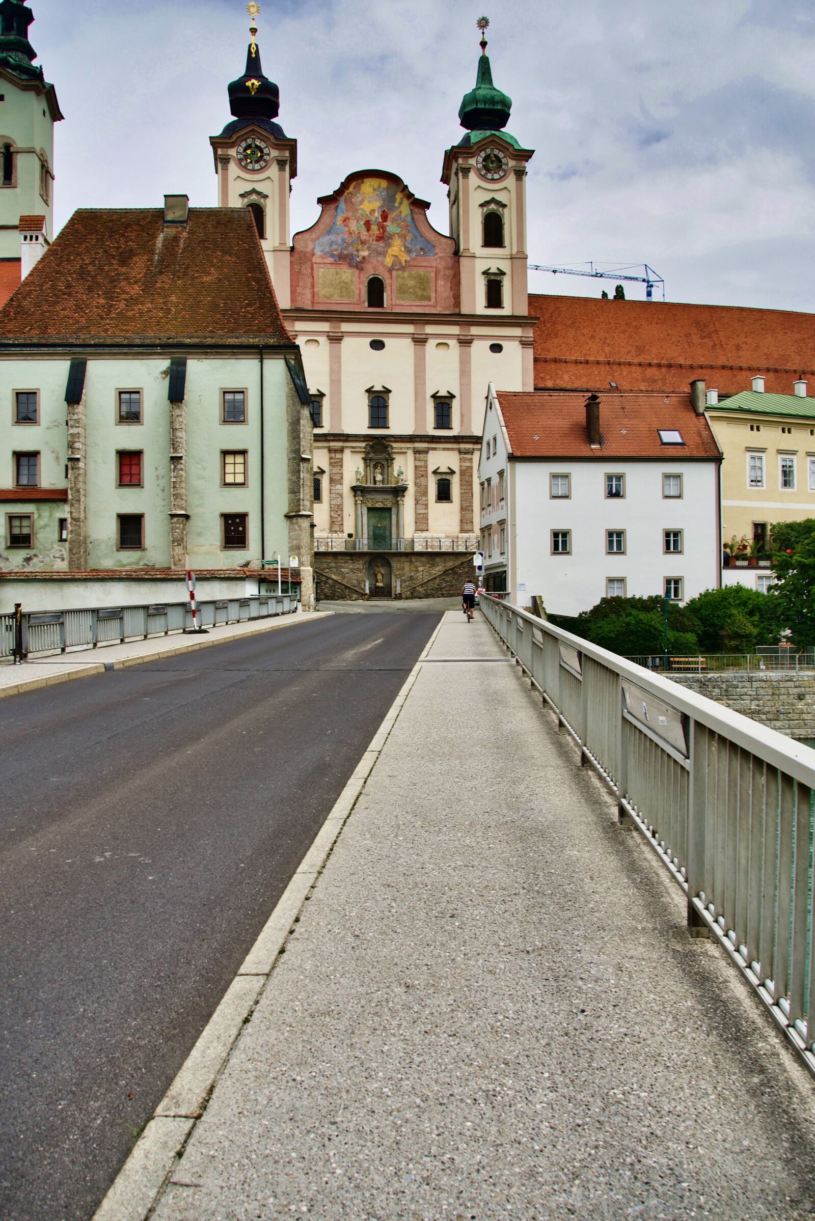 Sony a6500 sample photo. Steyr, church, architecture photography