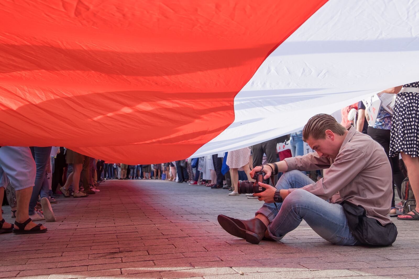 Fujifilm XF 18-135mm F3.5-5.6 R LM OIS WR sample photo. Poland, flag, polish photography