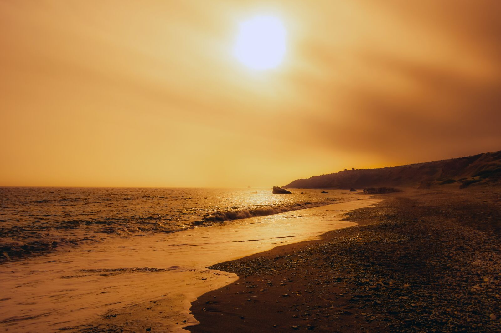 Nikon D3300 sample photo. Sunset, beach, sea photography