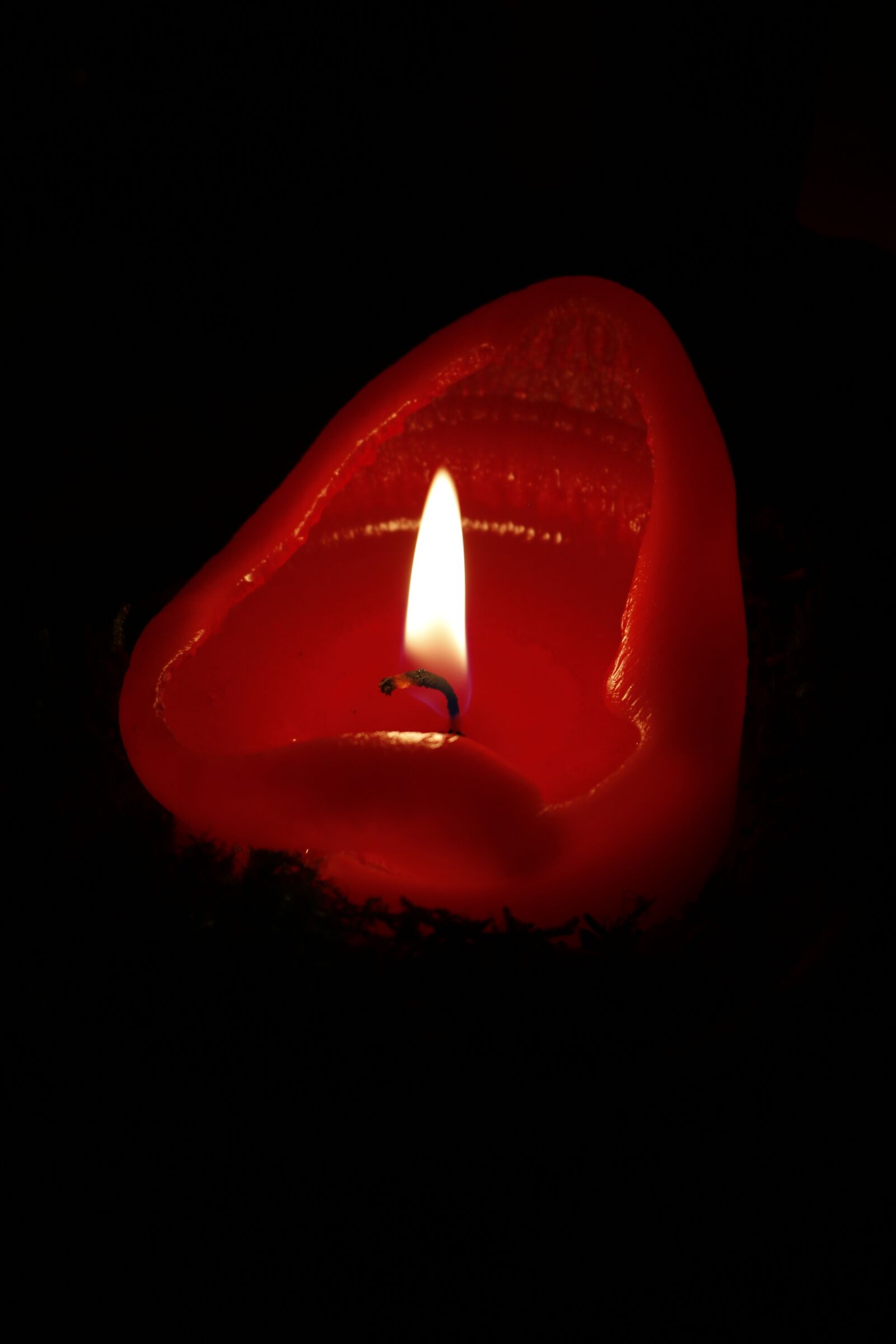 Canon EOS 70D sample photo. Advent, candle, darkness photography