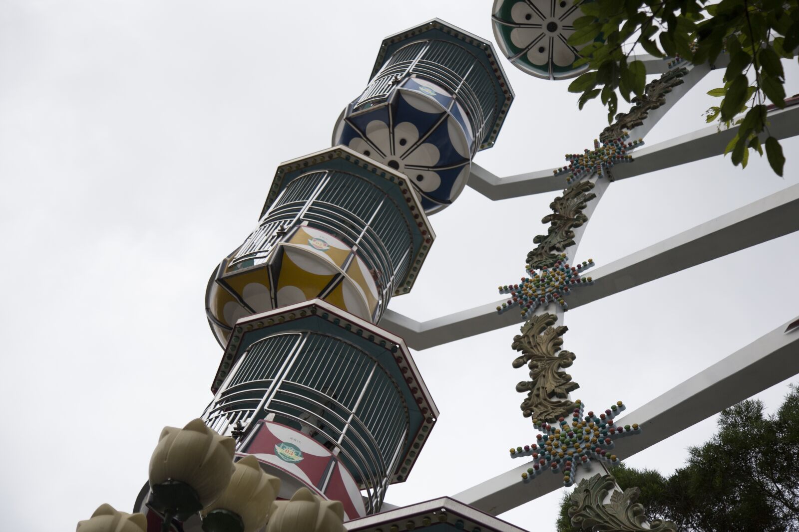 Canon EOS 6D + Canon EF 24-105mm F4L IS USM sample photo. Ferris wheel, park, trees photography