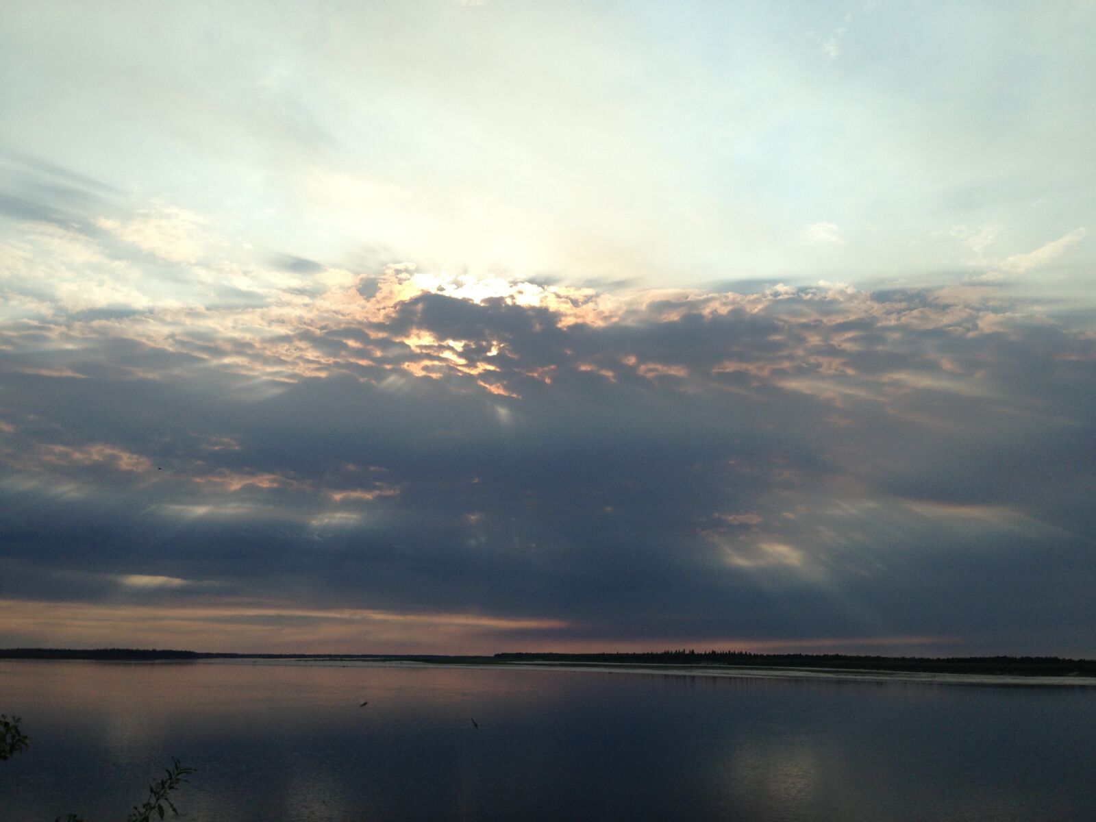 Apple iPhone 5 sample photo. Nature, river, thunderstorm photography