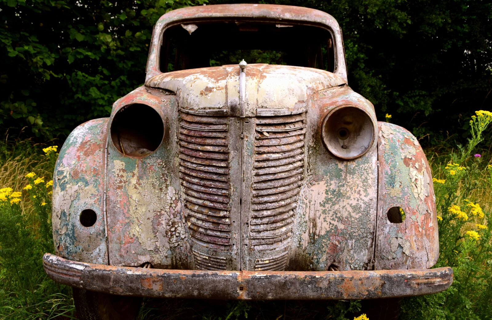 Nikon D3300 sample photo. Old, retro, rust, car photography