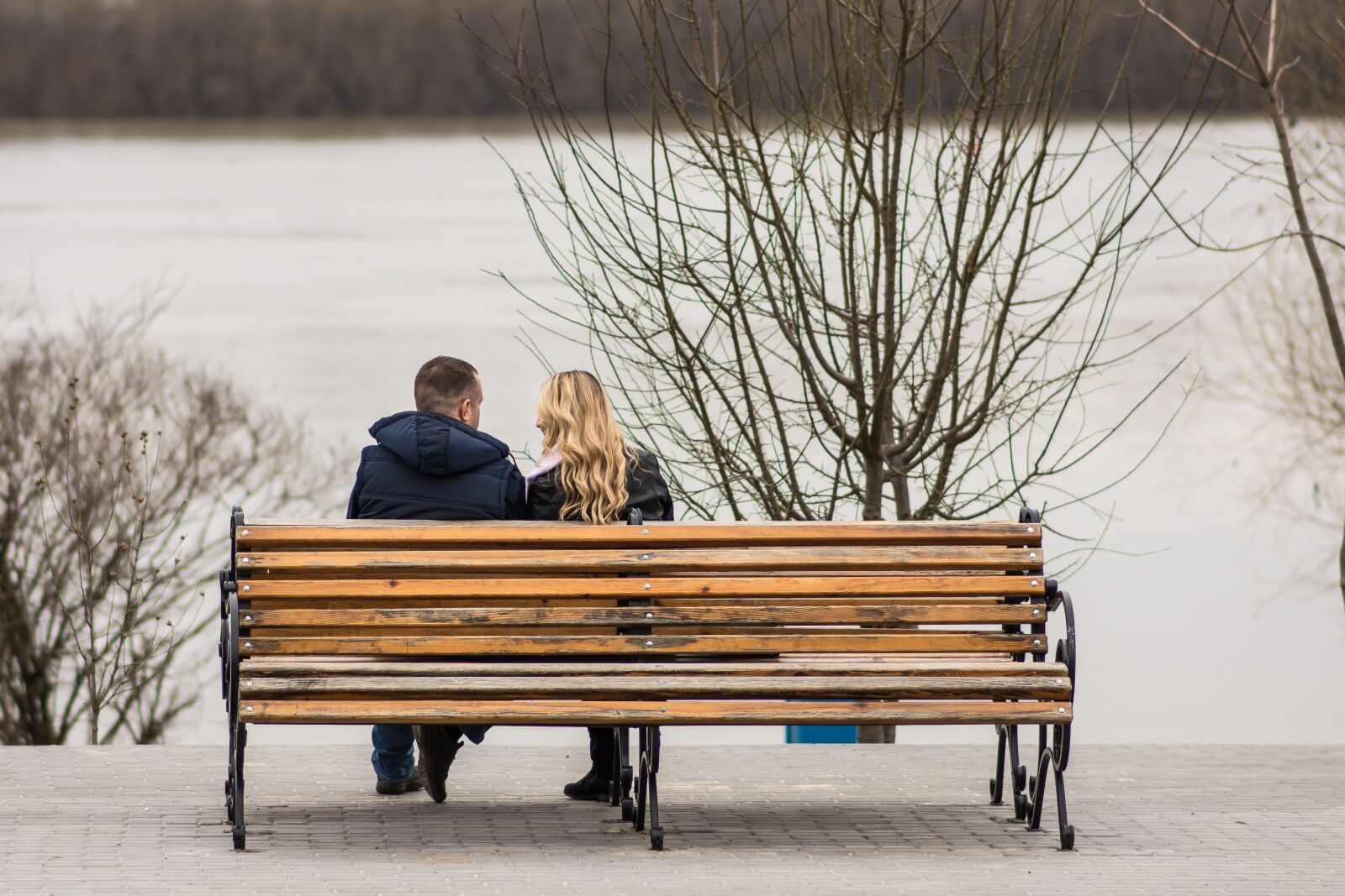 Nikon D7200 sample photo. Bench, winter, outdoors photography