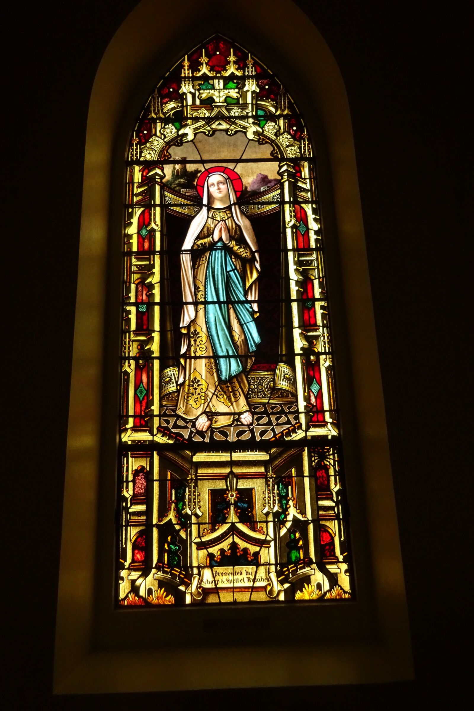 Sony Cyber-shot DSC-WX350 sample photo. Glass painted icon, church photography