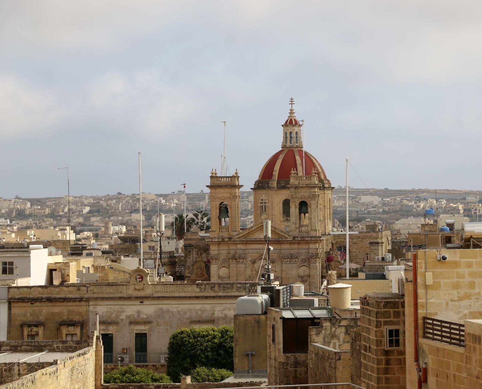 Canon EF 24-105mm F3.5-5.6 IS STM sample photo. Rooftop, church, malta photography