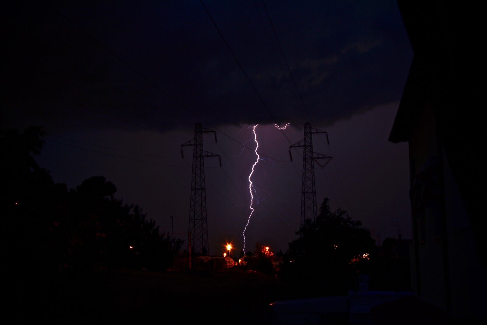Nikon D7100 sample photo. Lightning, thunderstorm, sky photography