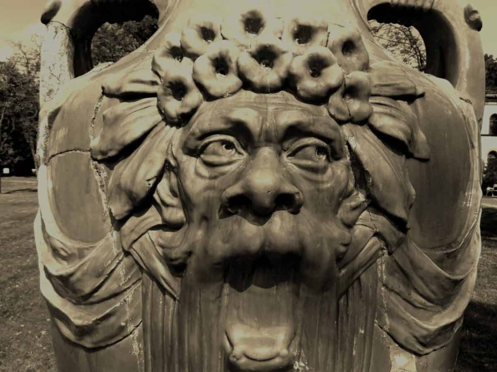 Lenovo S60-A sample photo. Sculpture, sepia, monochrome, vase photography