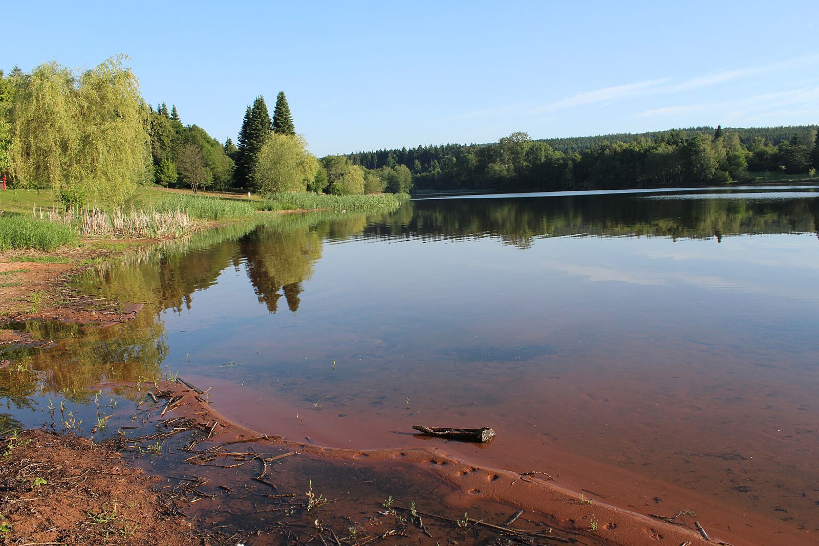 Canon EOS 1200D (EOS Rebel T5 / EOS Kiss X70 / EOS Hi) sample photo. Morning calm, lake, spring photography