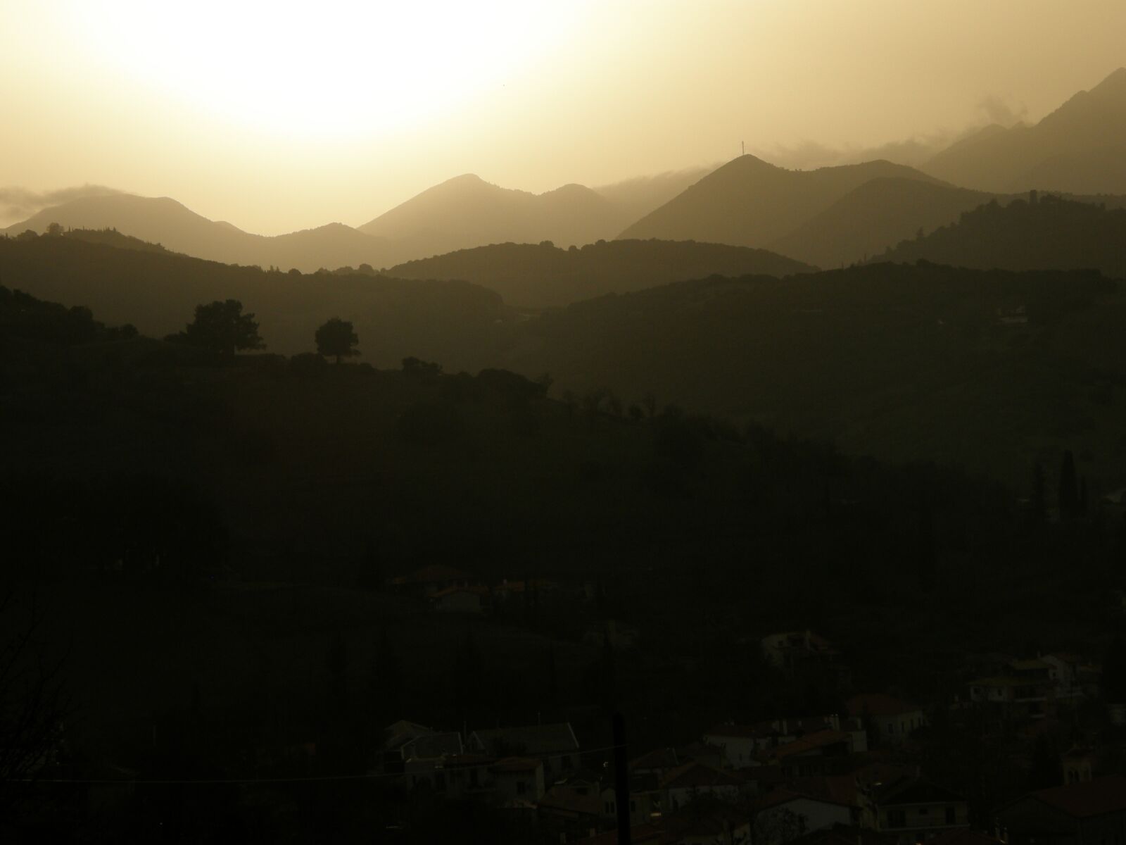 Olympus SP560UZ sample photo. Mountains, landscape, sunset photography