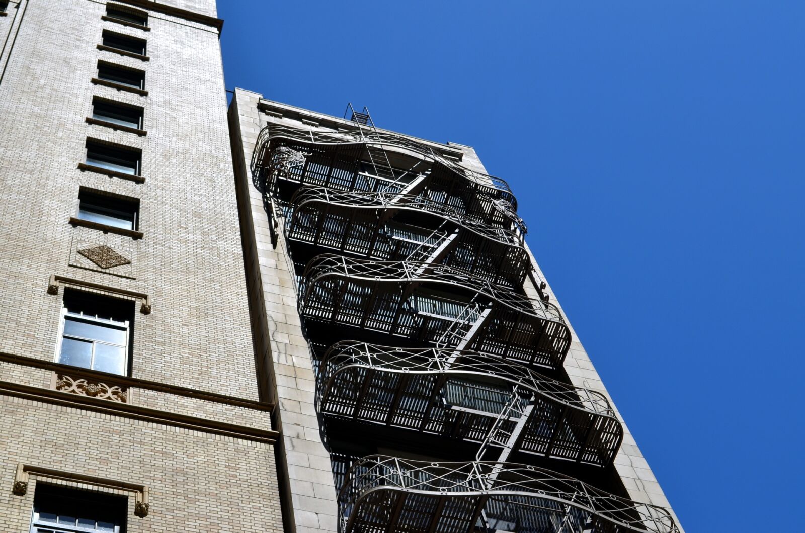 Nikon D5100 sample photo. Stairs, fire escape, house photography