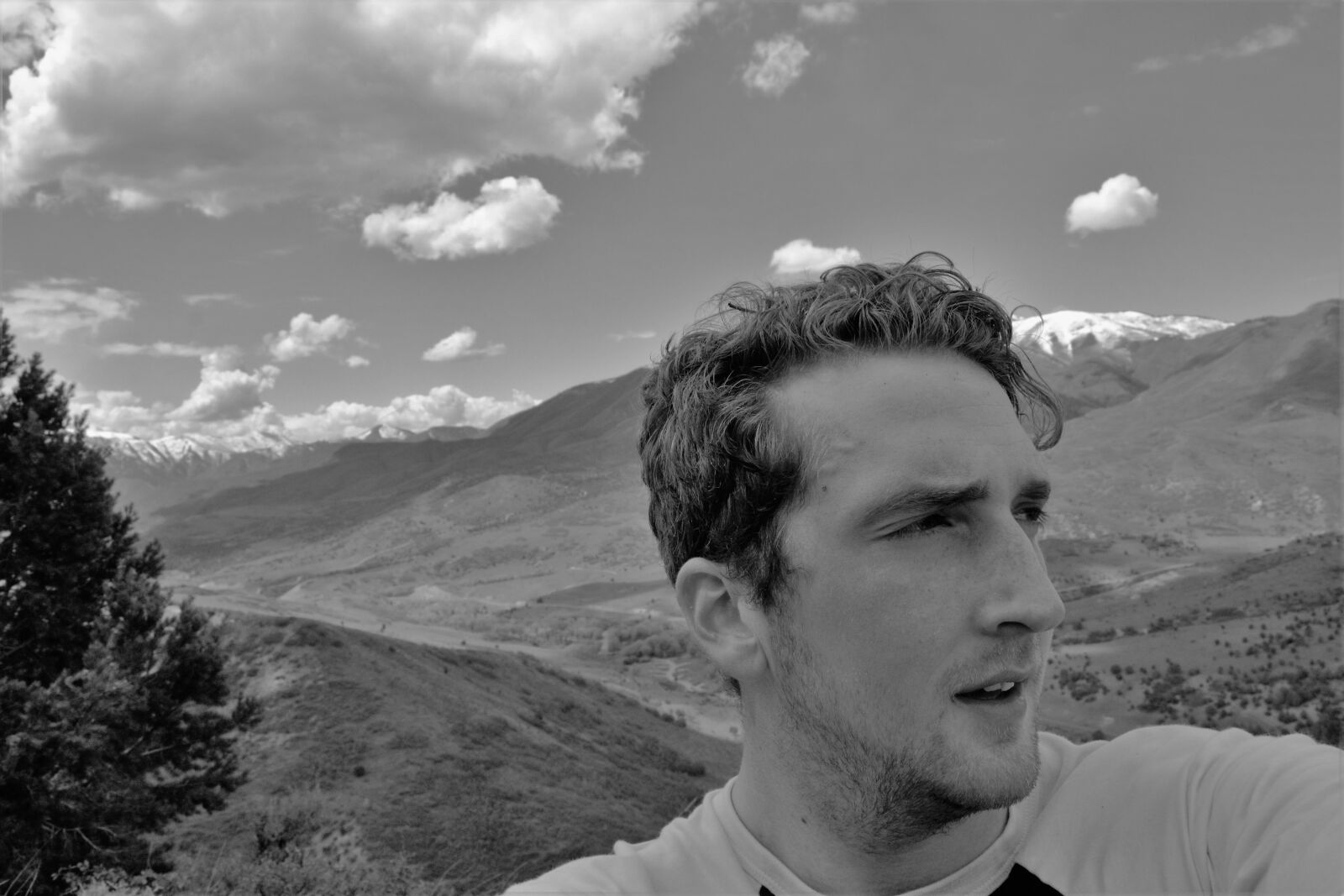 Nikon D3100 sample photo. Mountains, profile, nature photography