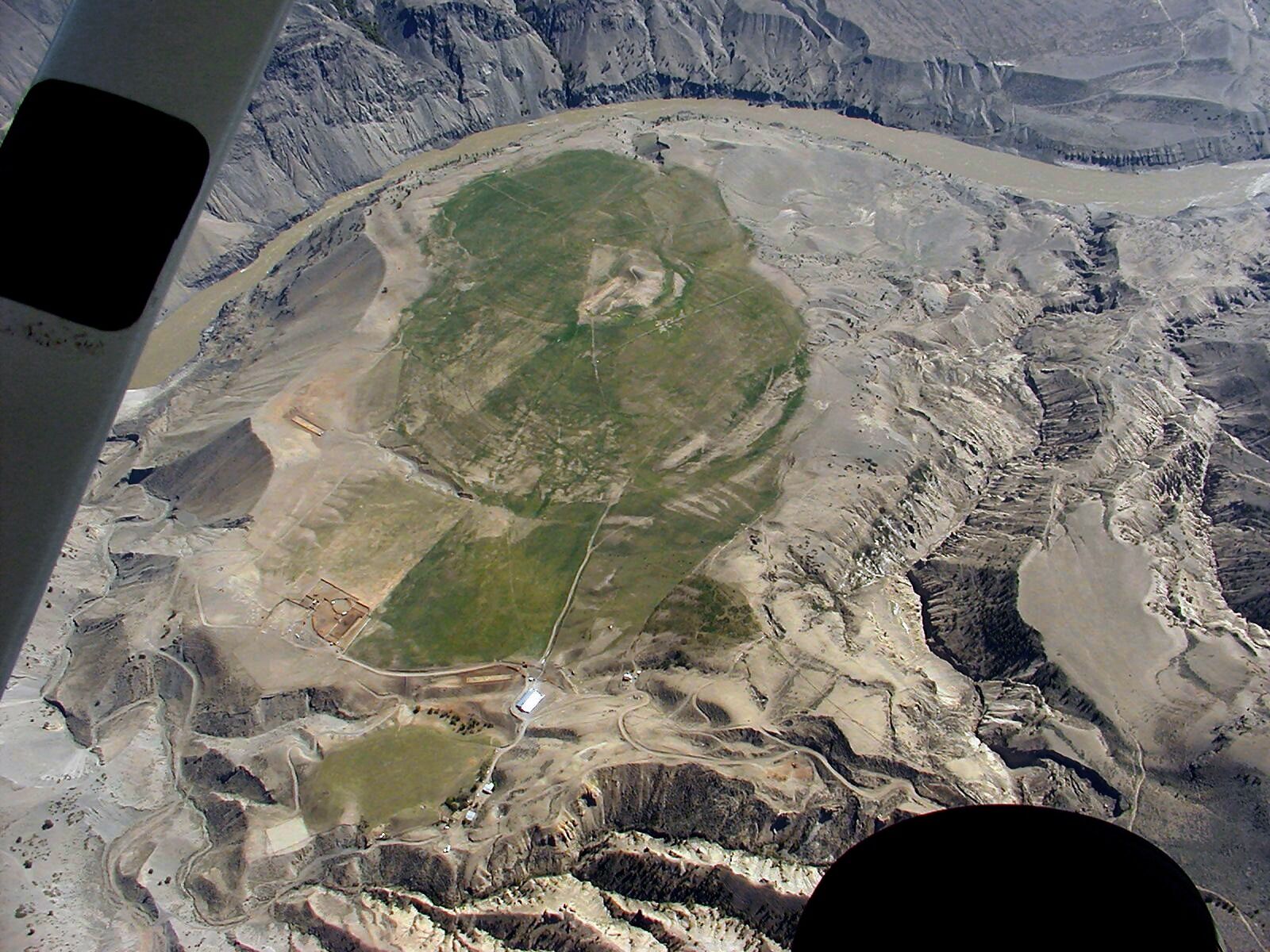 Olympus C2100UZ sample photo. Aerial view, fraser plateau photography