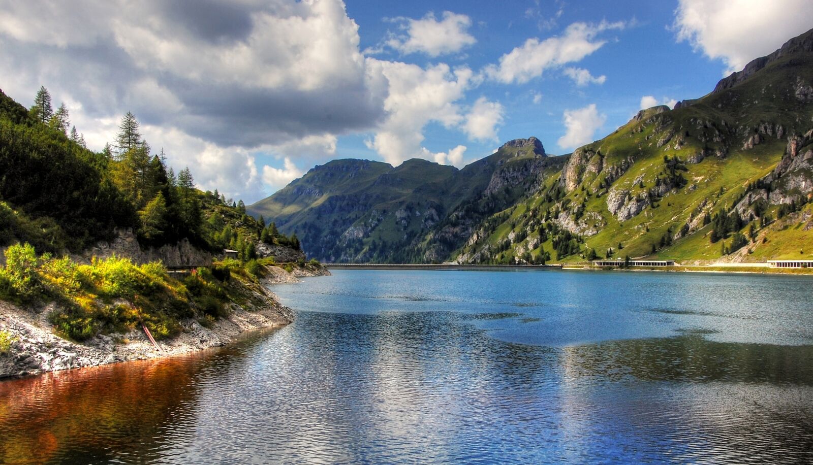 Nikon D40 sample photo. Lago fedaia, dolomites, mountains photography