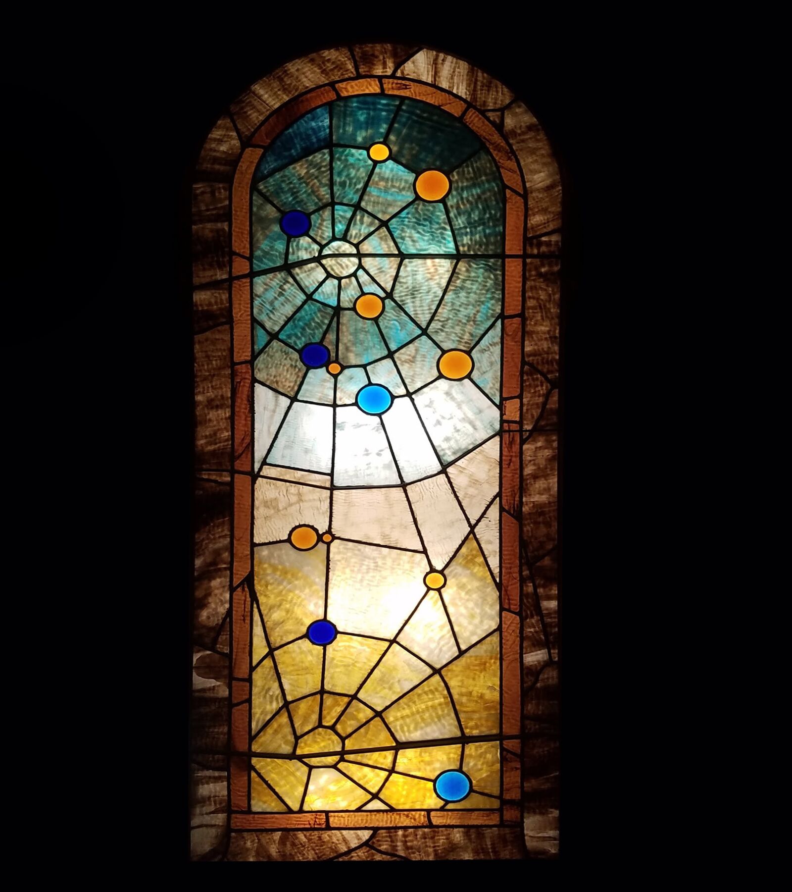 Samsung Galaxy S7 sample photo. Stained glass window, vintage photography