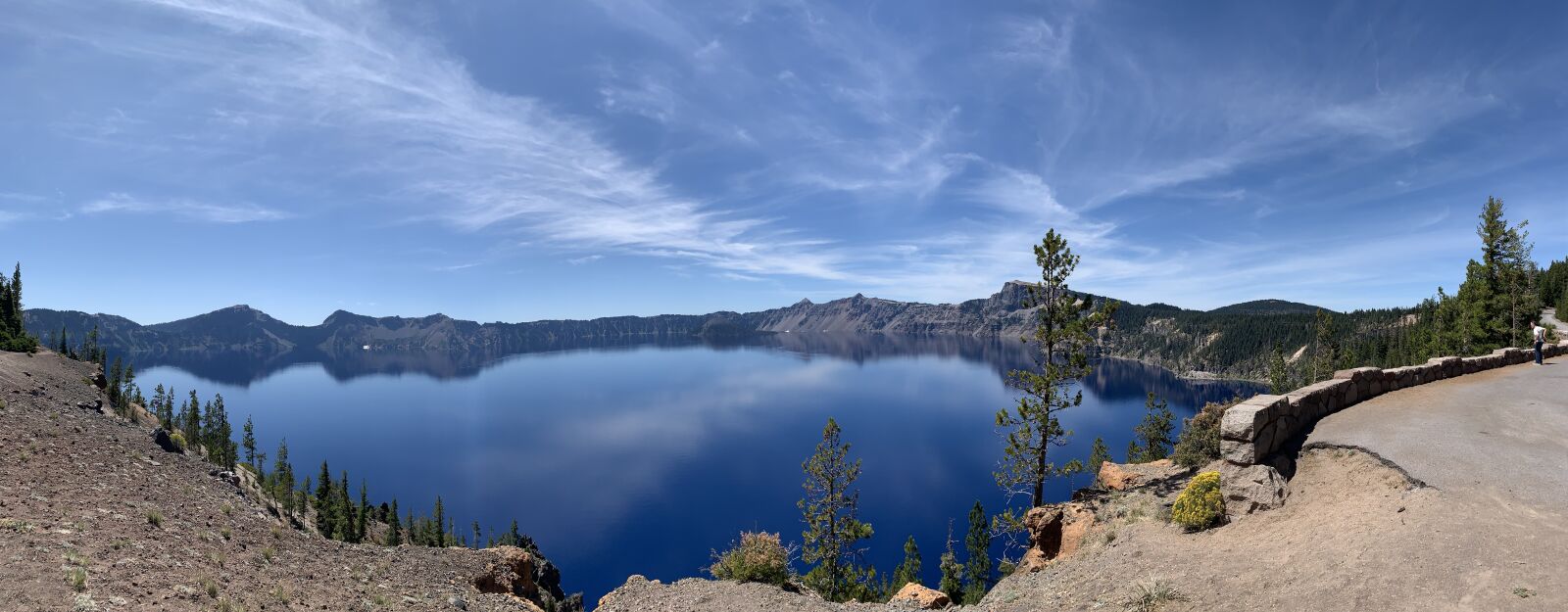 Apple iPhone XS + iPhone XS back camera 4.25mm f/1.8 sample photo. Lake, crater lake, oregon photography