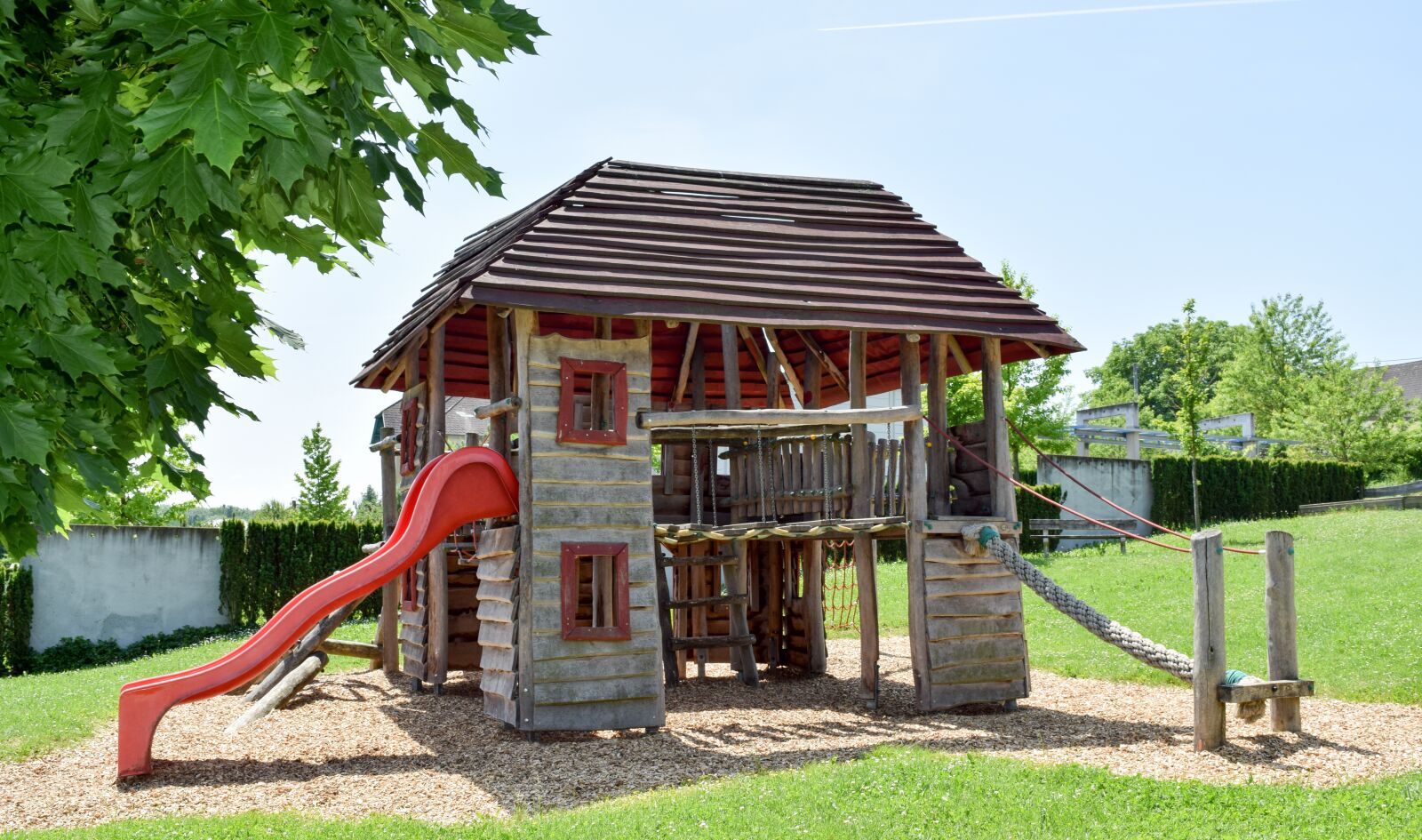 Nikon D5300 sample photo. Playground, playing surface, slide photography