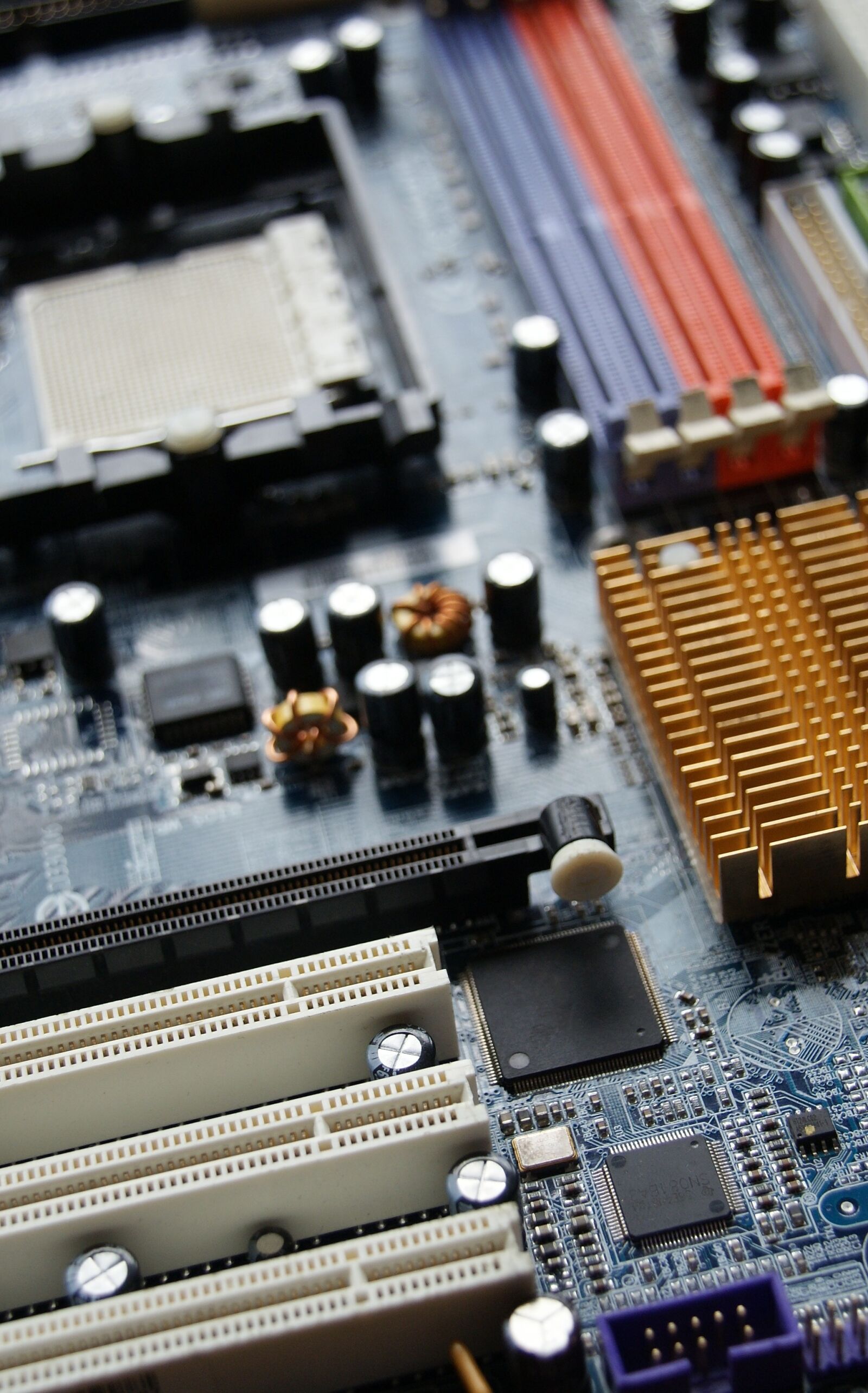 Sony Alpha DSLR-A300 sample photo. Motherboard, computer, technology photography