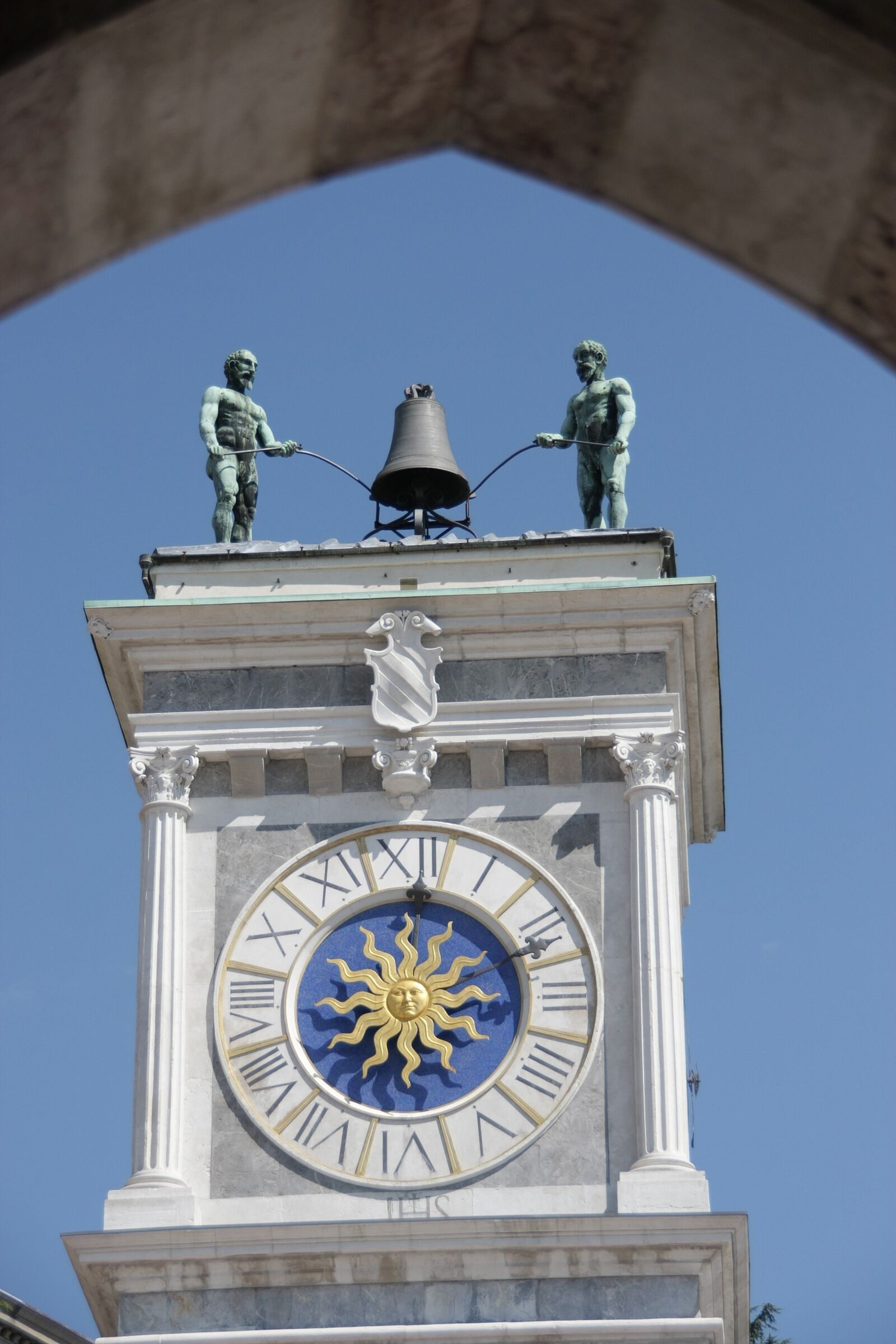 Canon EOS 40D sample photo. Clock, tower, udine photography