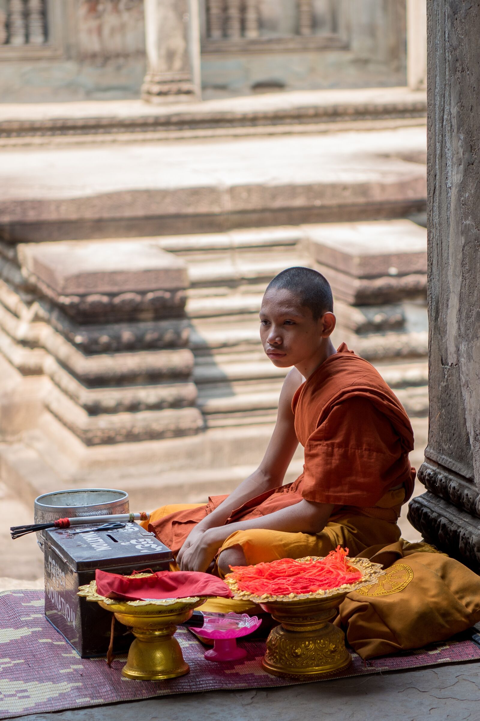 Nikon D750 sample photo. Monk, religion, buddhist photography
