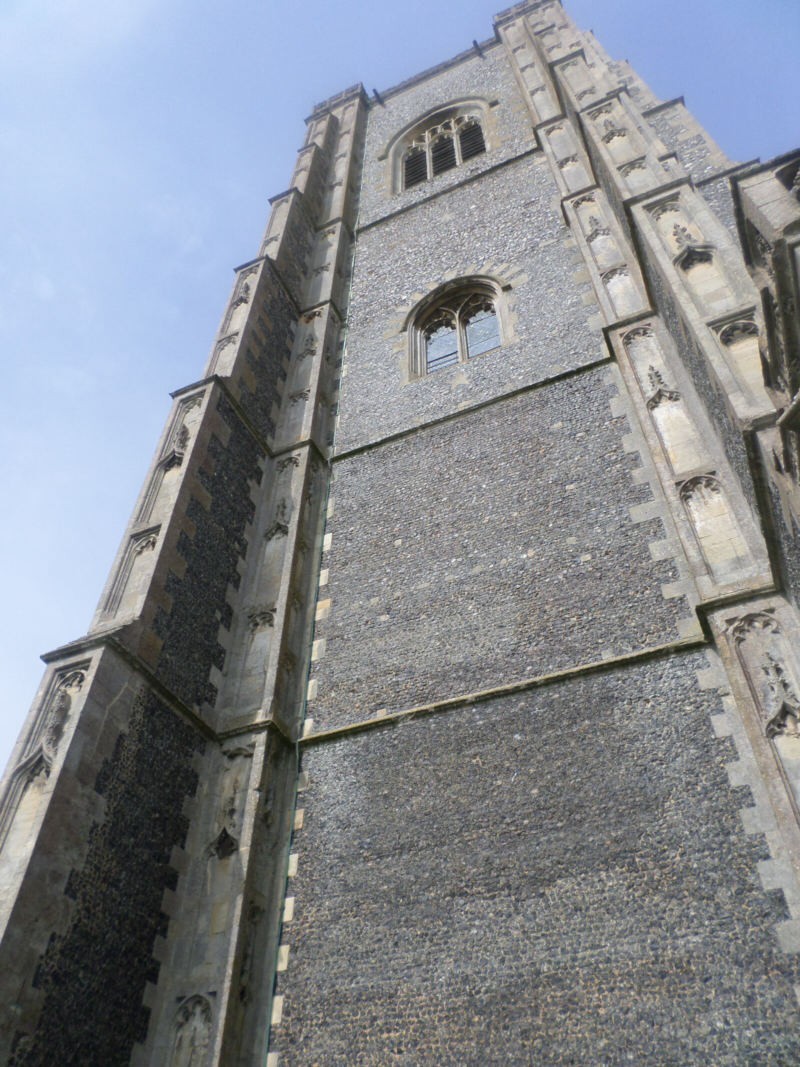 Samsung ST72/ST73 sample photo. Lavenham church, church tower photography