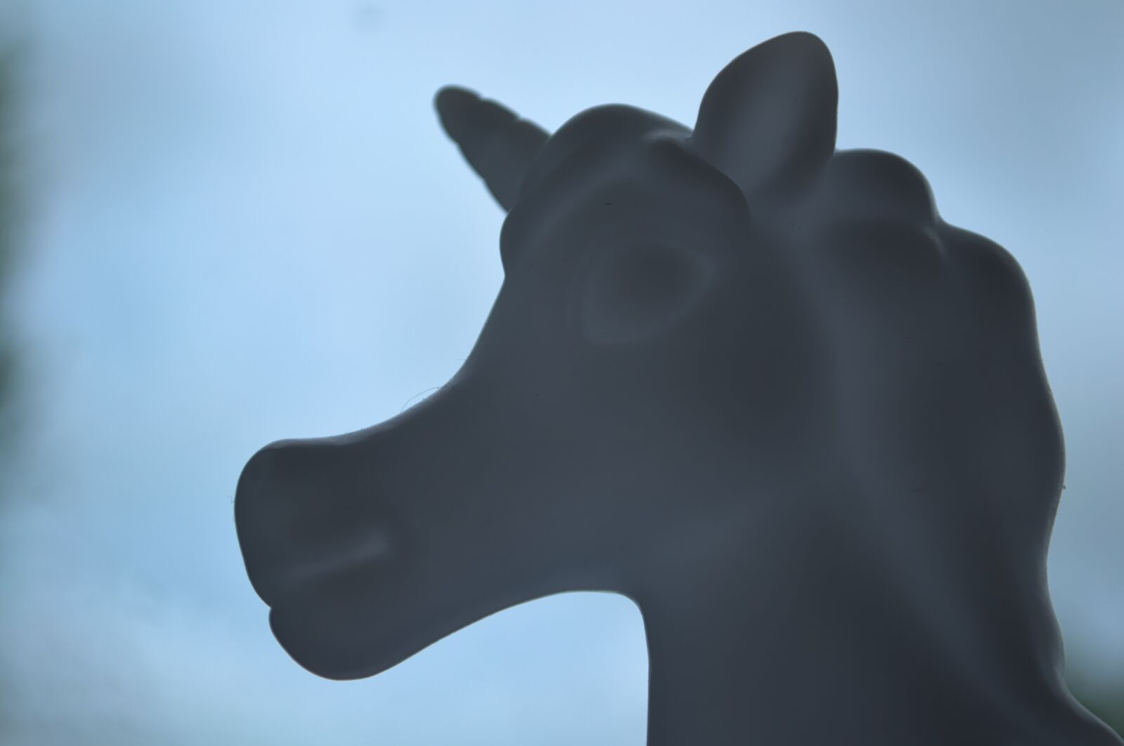 Nikon D3100 sample photo. Unicorn, silhouette, sky photography