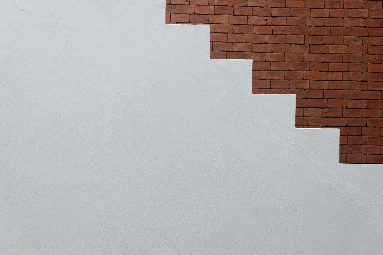 Fujifilm X-M1 sample photo. Stair, wall, white photography