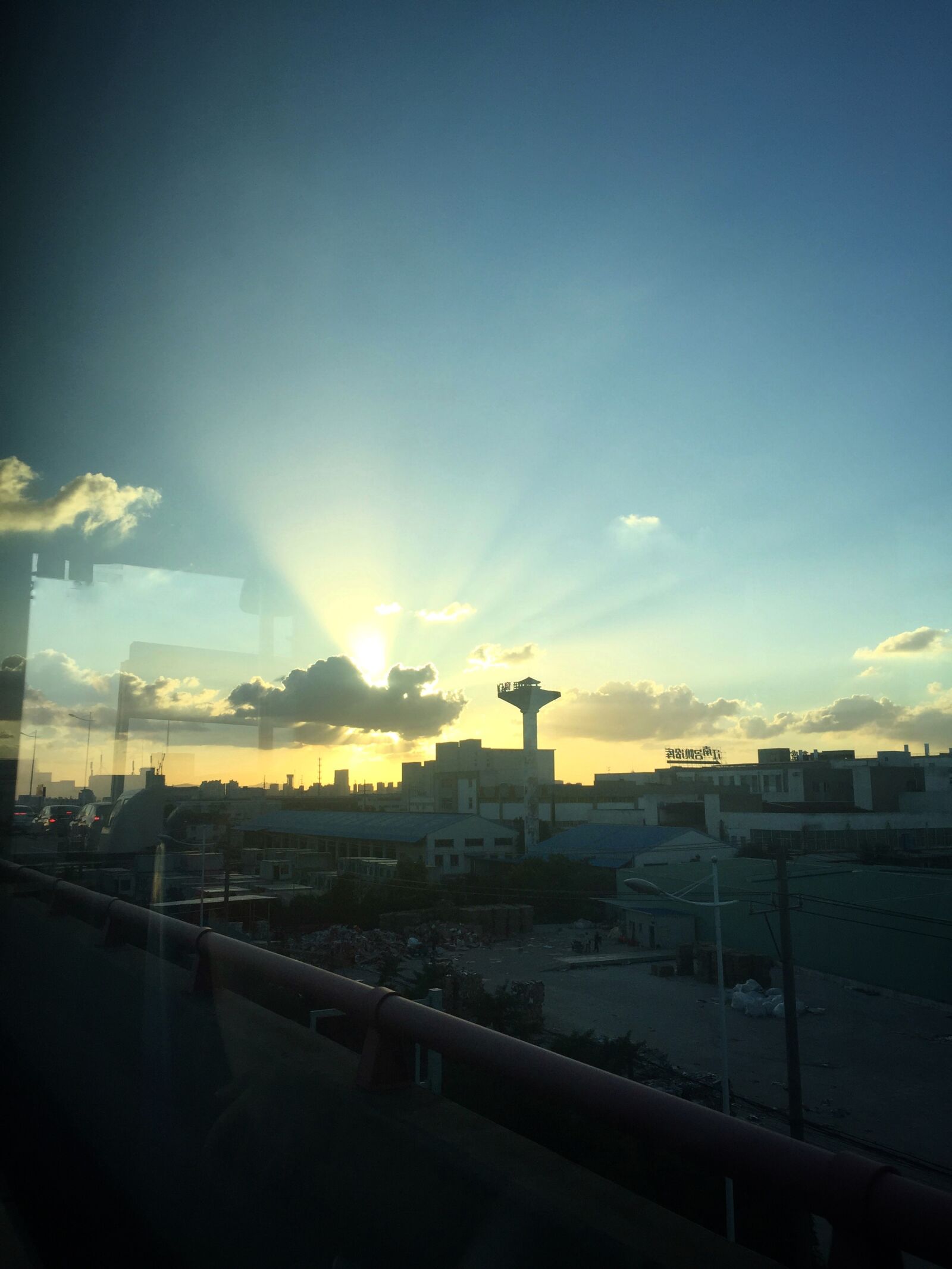 iPhone 6 back camera 4.15mm f/2.2 sample photo. Sunset, suzhou, sky photography