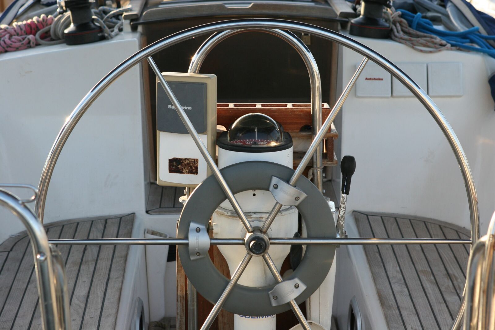 Canon EOS 20D sample photo. Yachting, wheel, yacht photography