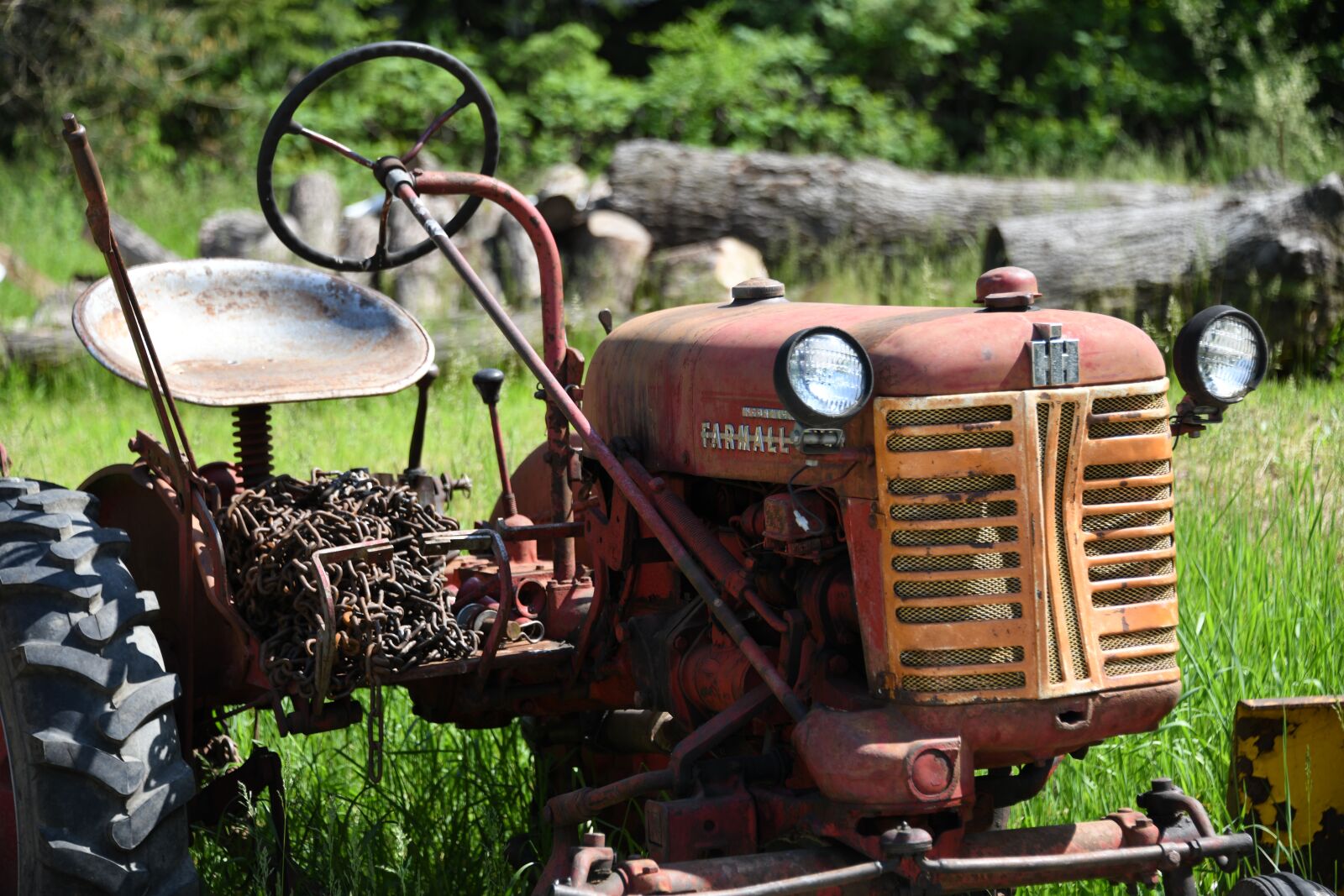 Nikon D850 sample photo. Tractor, farmall, red photography