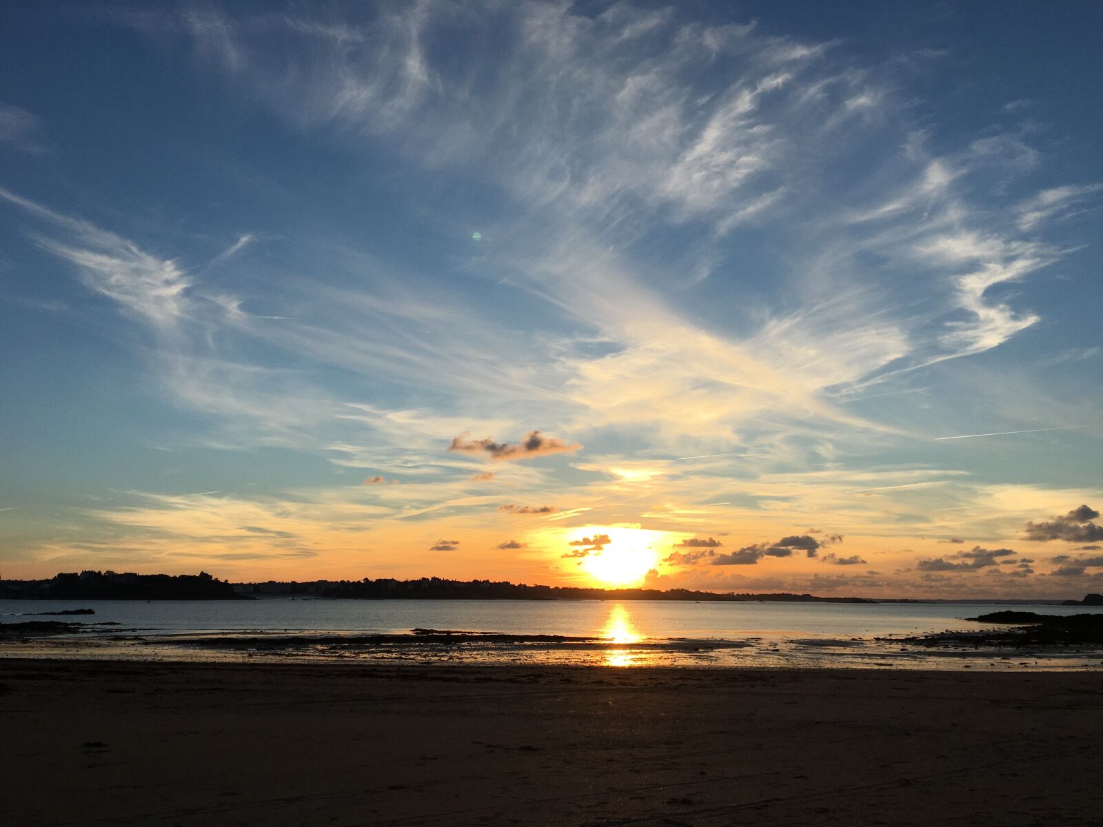 Apple iPhone 6s sample photo. Saint malo, sunset, holiday photography