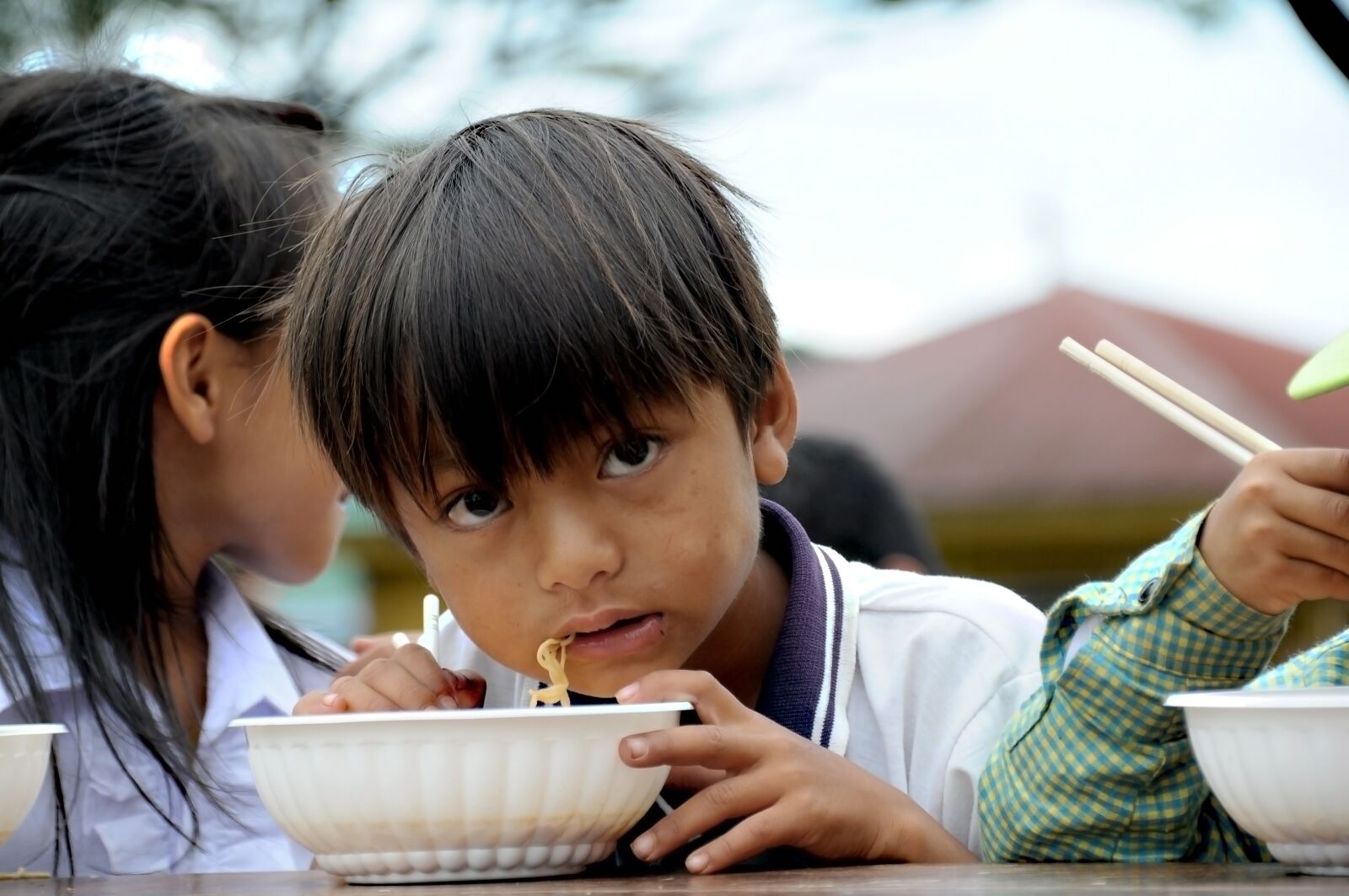 Nikon D90 sample photo. Child, noodle, high land photography