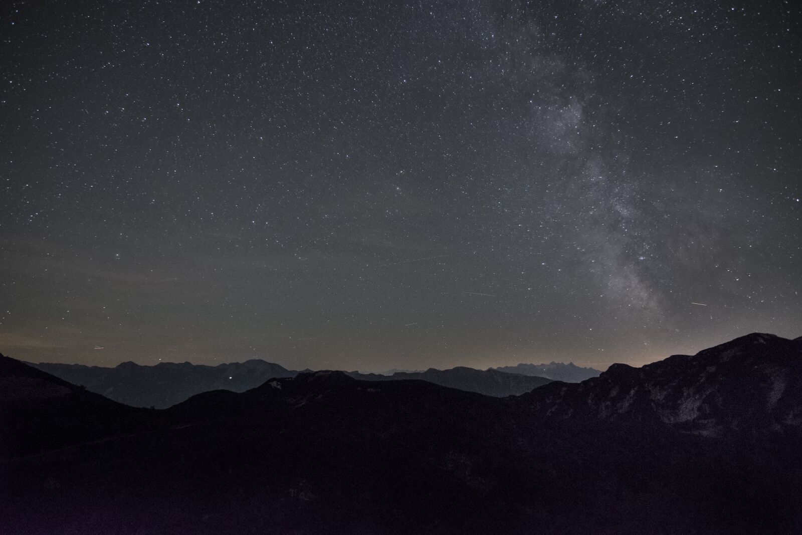 Nikon D5300 sample photo. Milky way, austria, feuerkogel photography