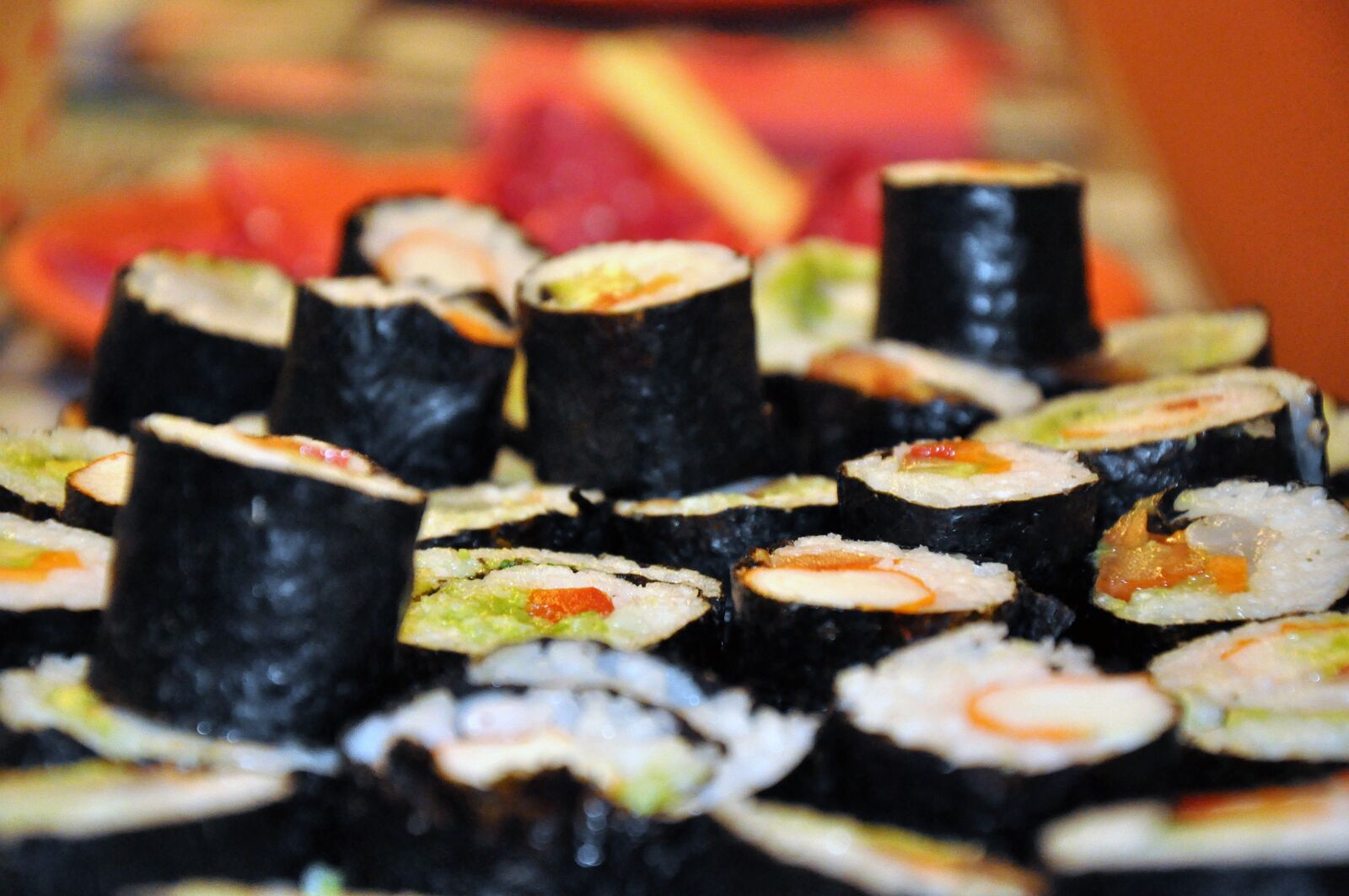 Nikon D90 sample photo. Sushi, eat, asia photography