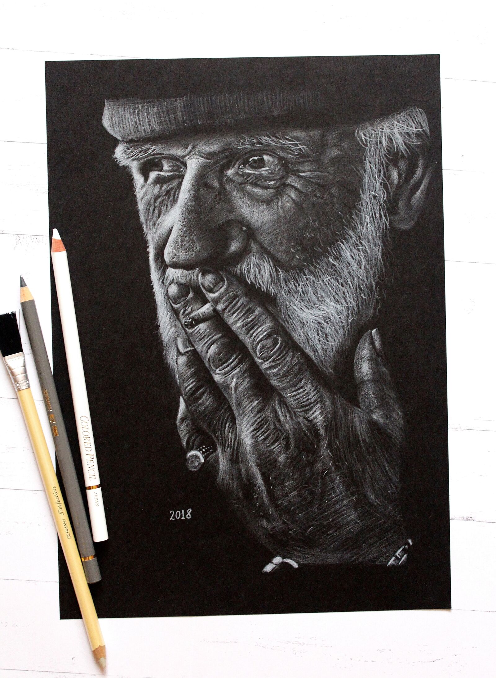 Canon EOS 700D (EOS Rebel T5i / EOS Kiss X7i) sample photo. Drawing, old, man photography