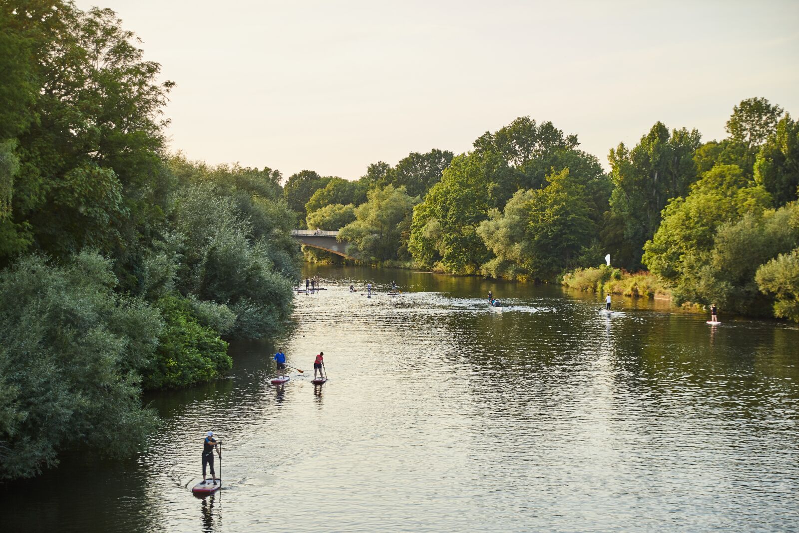 Canon EOS 5D Mark IV sample photo. Hanover, stand up paddling photography