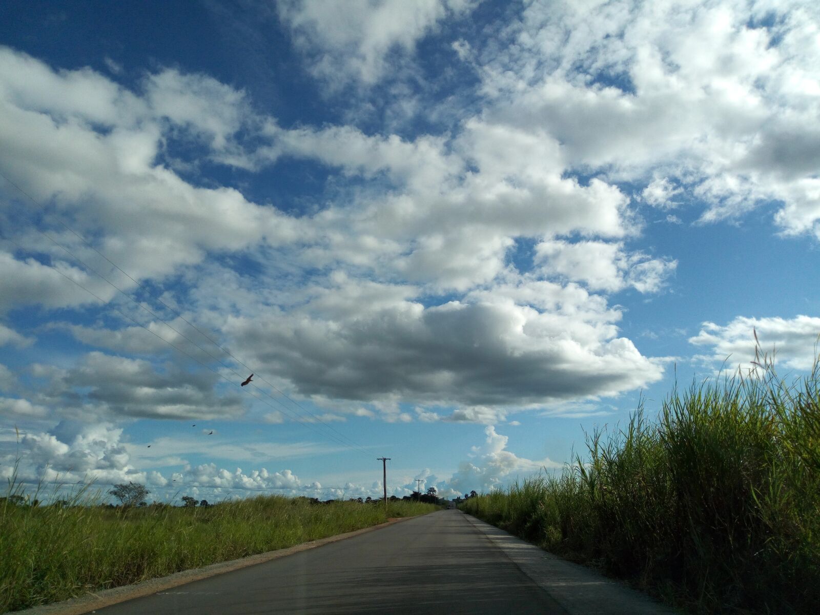 Infinix NOTE 4 Pro sample photo. Clouds, road, landscape photography
