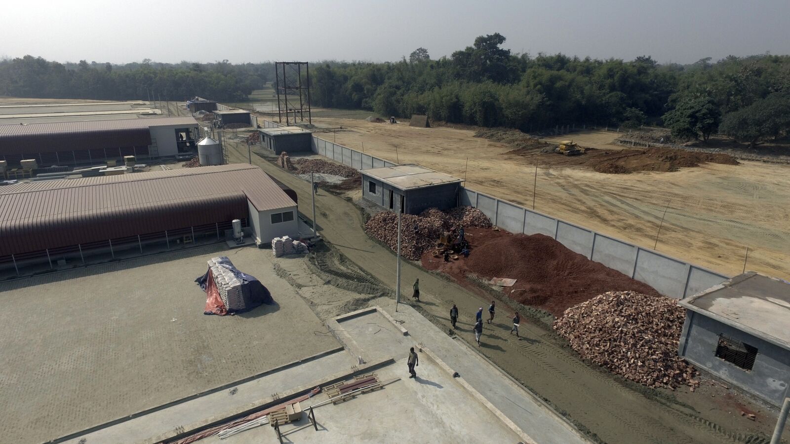 DJI FC330 sample photo. Poultry industry - angel photography