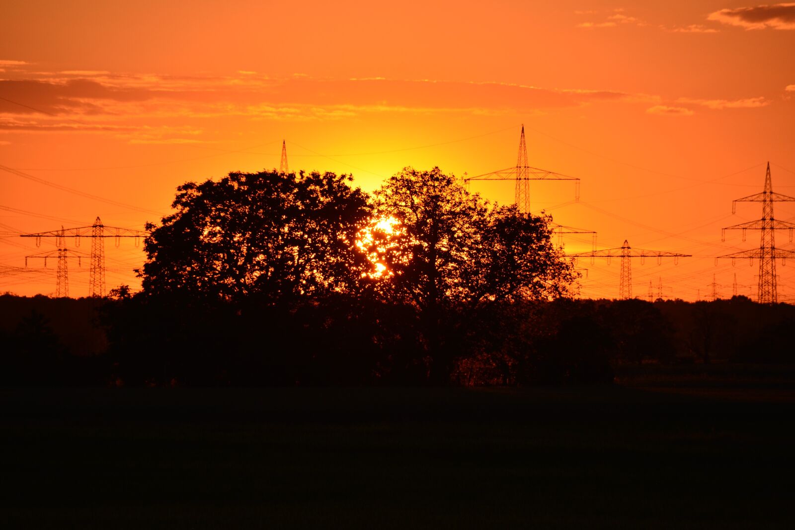 Nikon D5200 sample photo. Sunset, orange, dusk photography