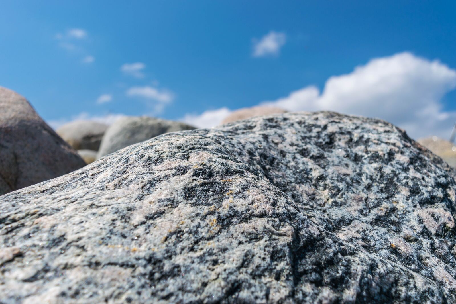 Nikon D3300 sample photo. Stone, structure, baltic sea photography