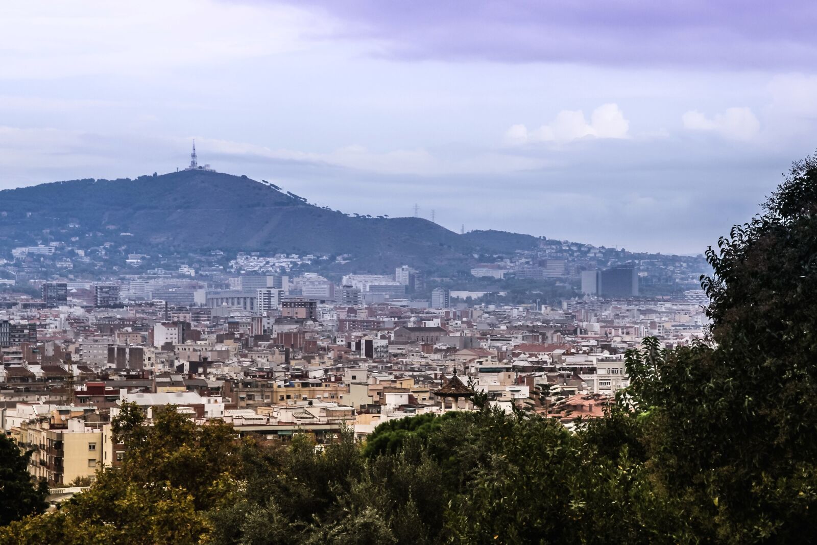 Canon EOS 7D sample photo. Mountain, city, tower, building photography
