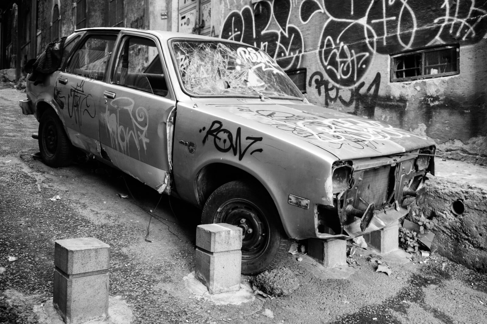 Nikon D5300 sample photo. Car, wreck, crash photography