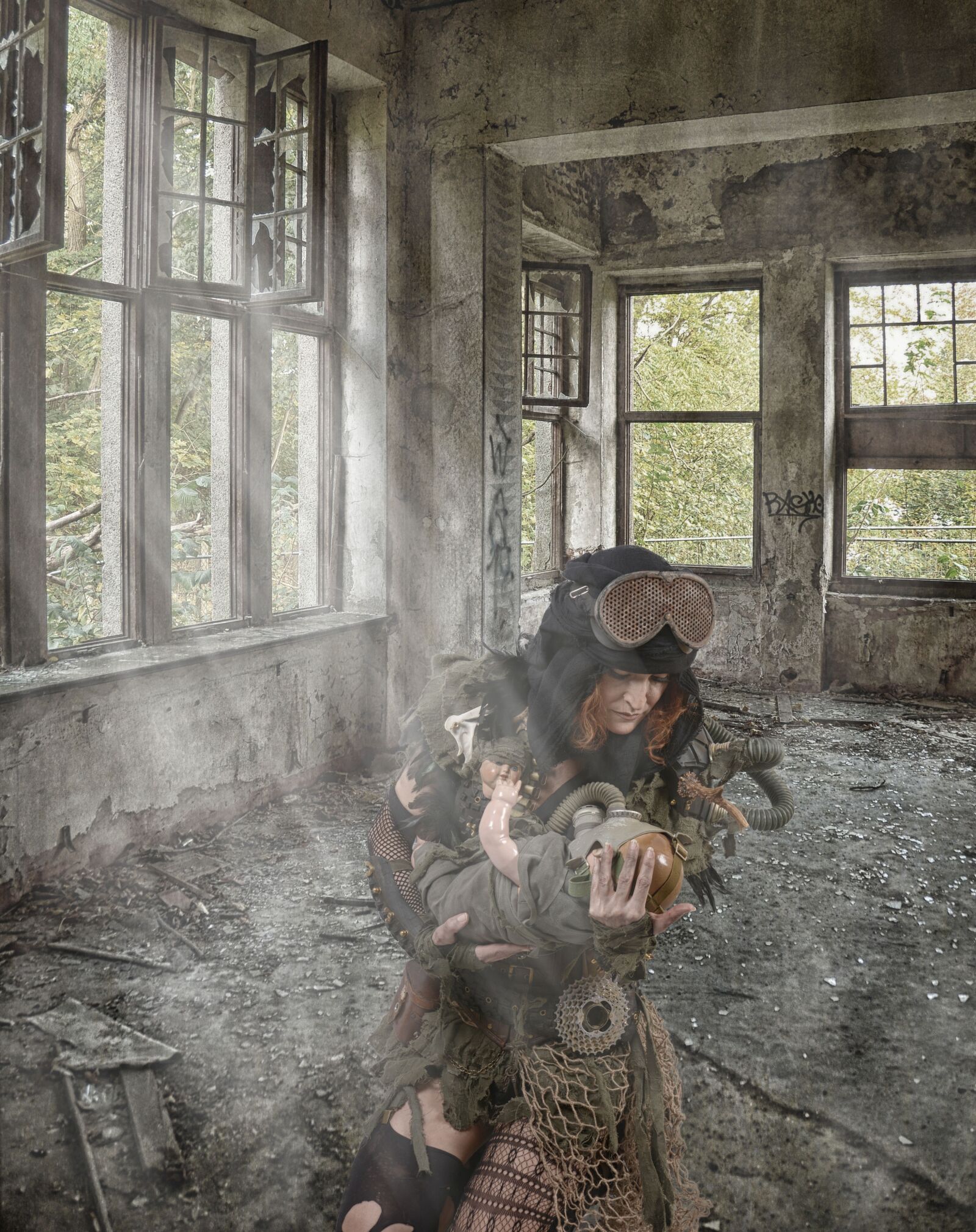 Nikon D5100 sample photo. End time, building, abandoned photography
