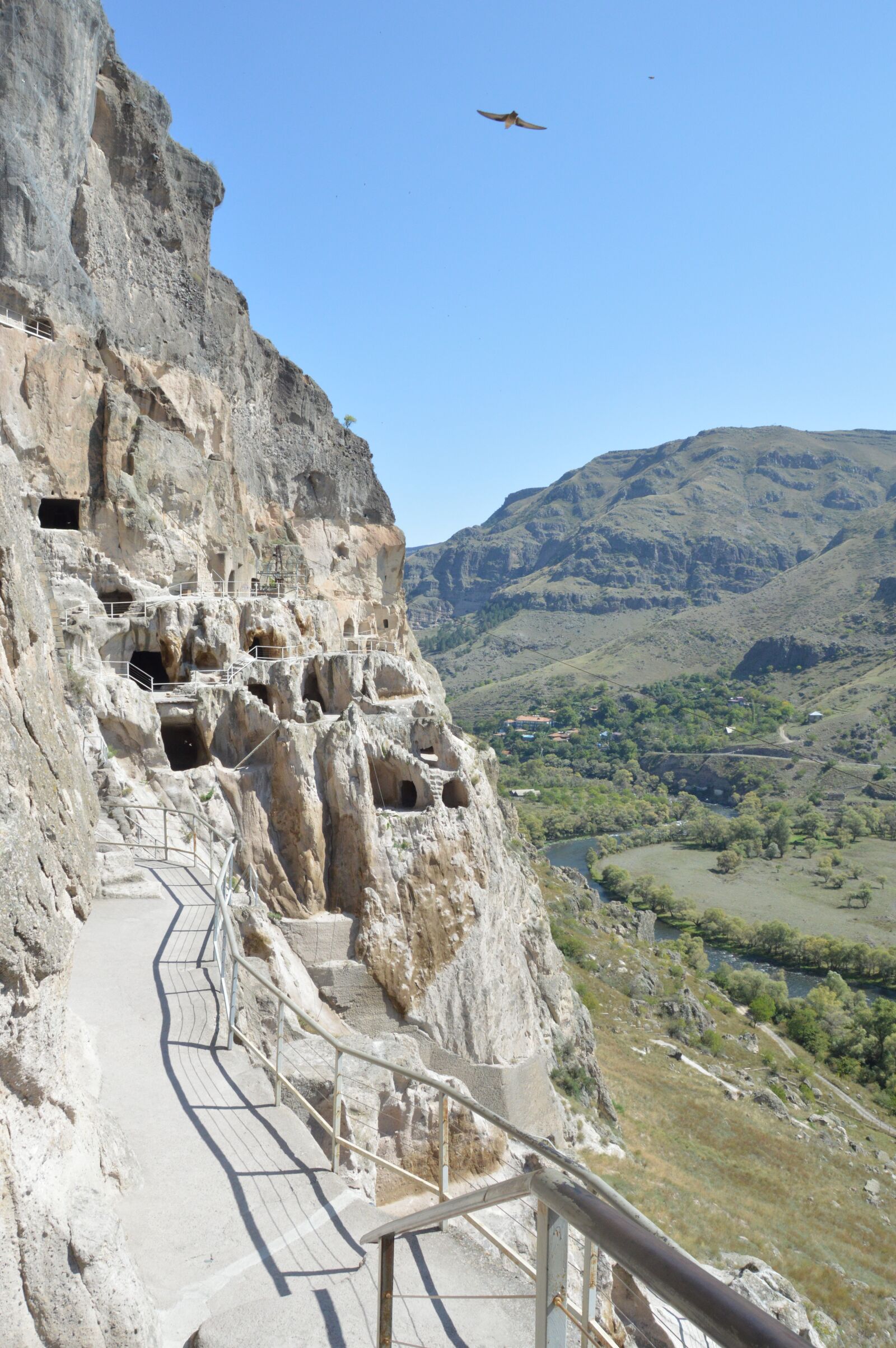 Nikon D3200 sample photo. Vardzia, georgia, monastery photography