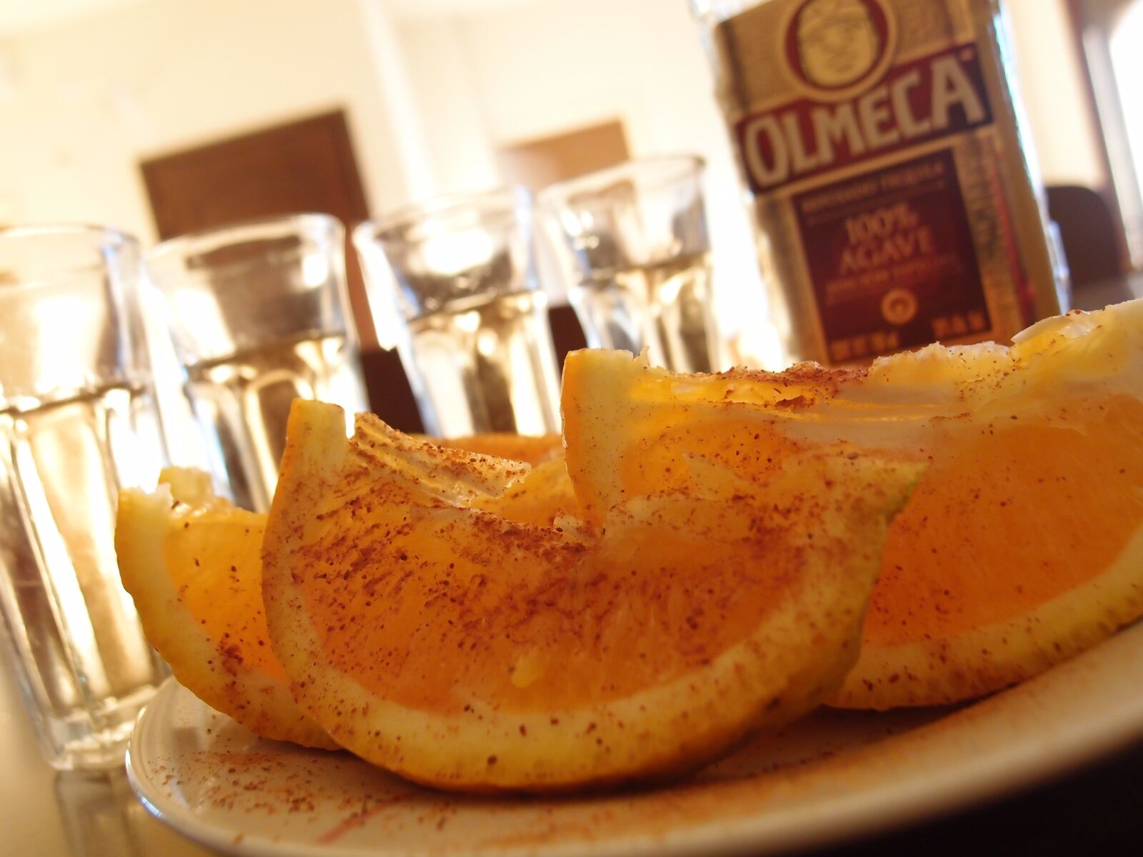 Olympus XZ-1 sample photo. Orange, tequila, cinnamon photography