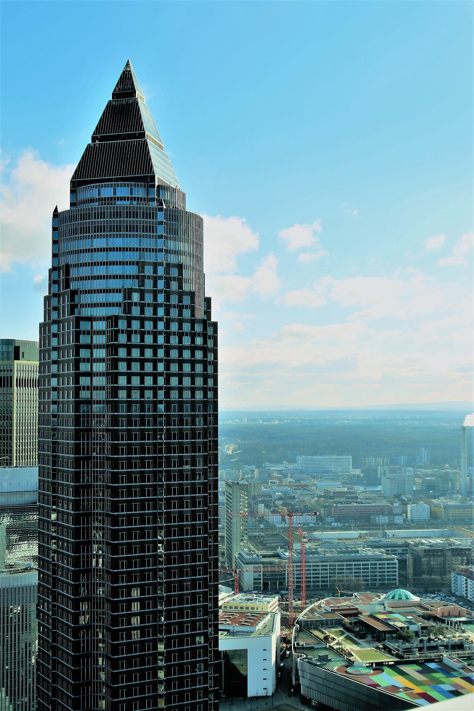 Canon EOS 70D sample photo. Skyline, messeturm, frankfurt am photography
