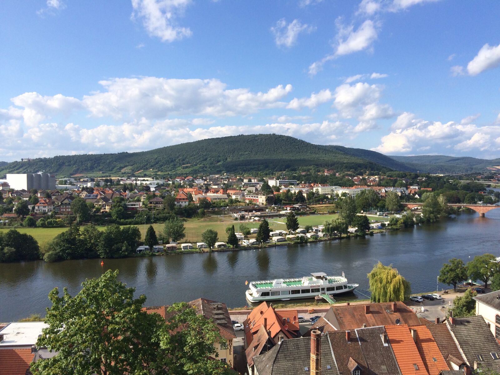 iPhone 5s back camera 4.15mm f/2.2 sample photo. Miltenberg, landscape, river photography